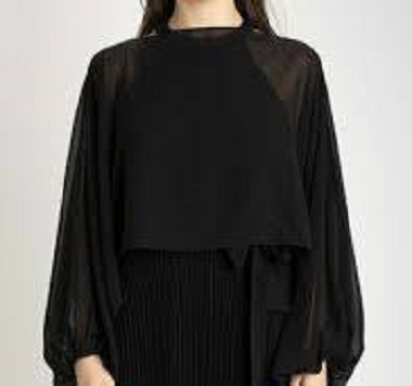 EMME Crepe Georgette Shrug